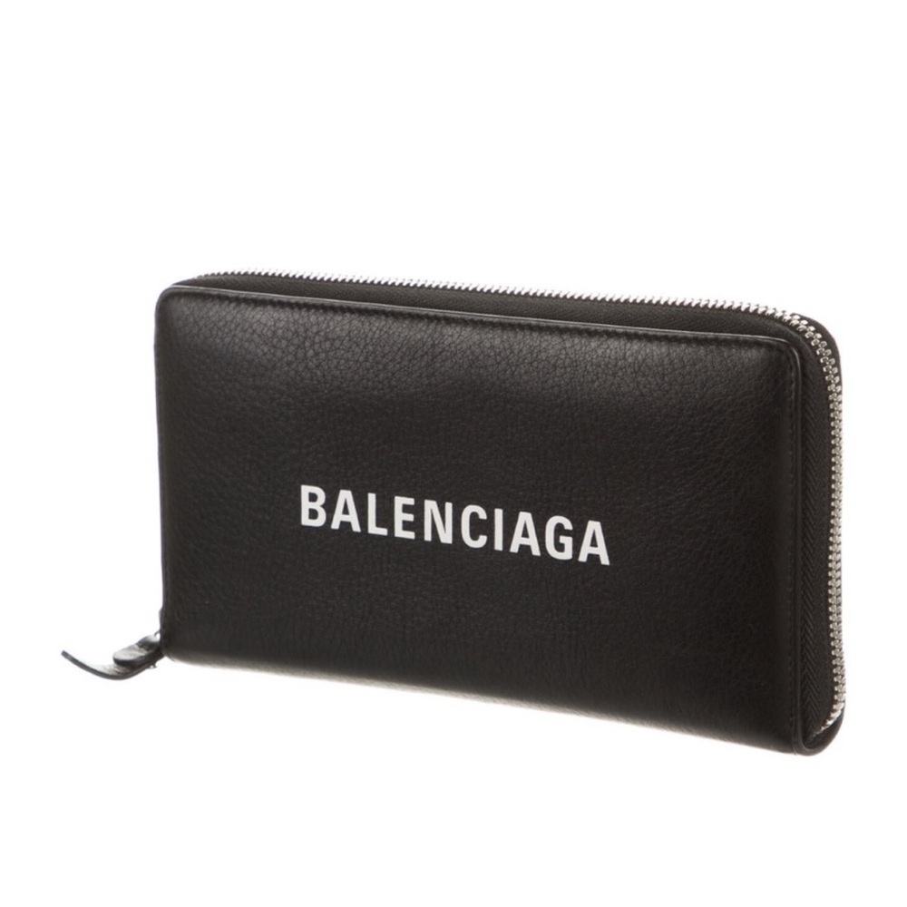 Balenciaga Everyday Leather Continental Wallet